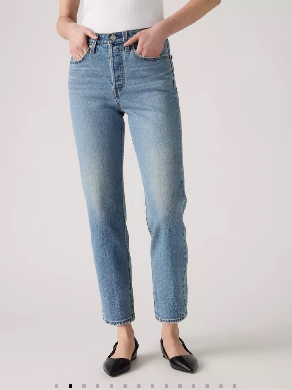 Levi’s Wedgie Straight Ankle Jeans Size 30